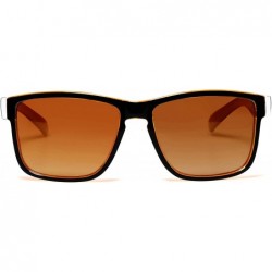 Sport Polarized Sunglasses Men Driving Shades Male Sun Glasses For Men Spuare Mirror Summer UV400 - CA18ZT6YX59 $26.10