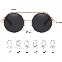 Sport Outdoor Metal Frame Sunglasses Mens Womens 50s Activities Fishing Driving - Brown - C118DMNHWWM $18.89