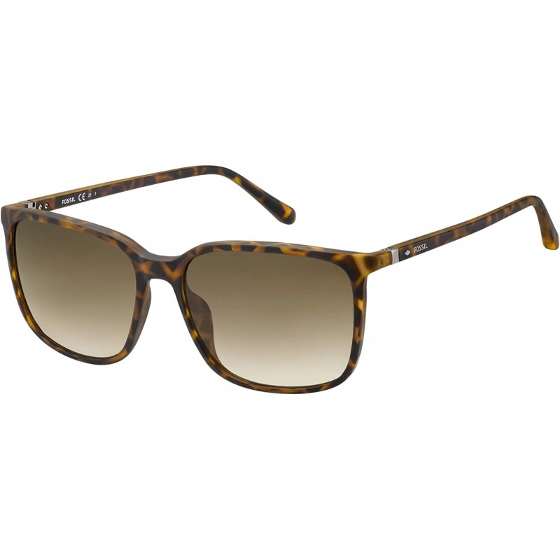 Rectangular Lofland Rectangular Mens Sunglasses FOS3081 - Matte Havana - CJ1944O4ALD $57.16