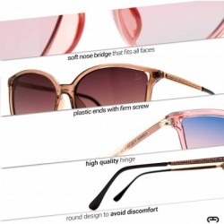 Goggle p627 Fashion Butterfly Style - Vintage Style & Spring Hinges for Women Polarized-100% UV Protection - CP192TE3TMY $19.79