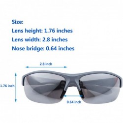 Sport Men Women UV400 Protection Sports Sunglasses Eyeglasses for Driving Fishing Travel Outdoor Sports - G - CY1908OUTMI $10.28