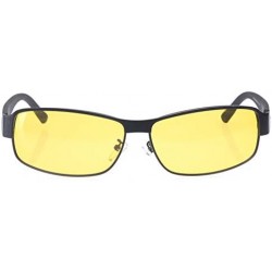 Goggle HD Polarized Night Vision Sunglasses For Men - Black - C318CGGAZEE $27.96