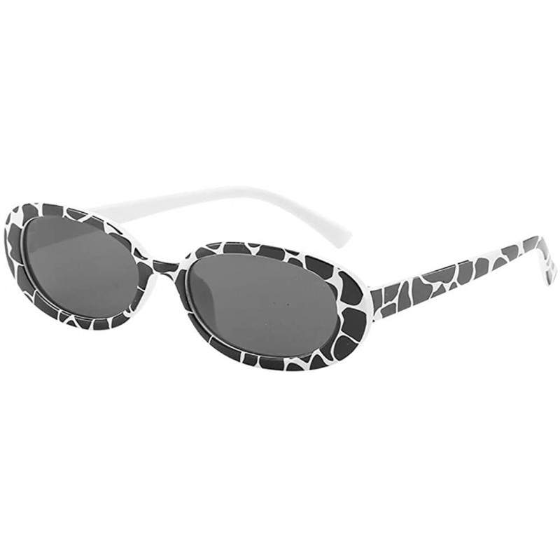 Rimless Unisex Small Frame Sunglasses Vintage Irregular Shape Sun Glasses - C - CK18OZL8TLR $17.02