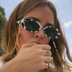 Rimless Unisex Small Frame Sunglasses Vintage Irregular Shape Sun Glasses - C - CK18OZL8TLR $17.02