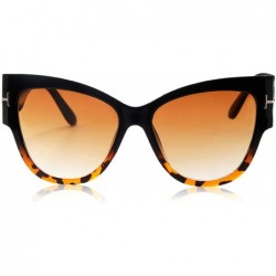 Oversized Fashion Sunglasses Women Oversized Frame Vintage Sun Glasses - C4 - C0190OTC5TM $18.60