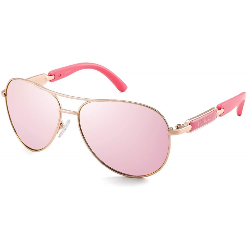 Aviator Classic Aviater Sunglasses for Women Men Metal Frame Mirrored Lens Driving Fashion Sunglasses 16884 - CG187GYOO0I $16.70
