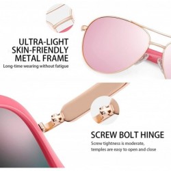 Aviator Classic Aviater Sunglasses for Women Men Metal Frame Mirrored Lens Driving Fashion Sunglasses 16884 - CG187GYOO0I $16.70