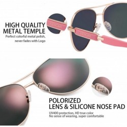 Aviator Classic Aviater Sunglasses for Women Men Metal Frame Mirrored Lens Driving Fashion Sunglasses 16884 - CG187GYOO0I $16.70