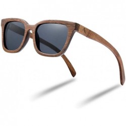 Semi-rimless Sunglasses Polarized Wayfarer Protection - Grey - CP18WK4MITA $49.30
