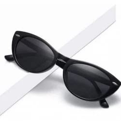 Cat Eye Polarized Cat-eye Sunglasses for Women Classic Lenses 3326 - Black - CH197N852QN $16.61