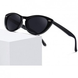 Cat Eye Polarized Cat-eye Sunglasses for Women Classic Lenses 3326 - Black - CH197N852QN $9.71