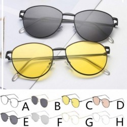 Oversized Fashion Man Women Irregular Shape Retro Sunglasses Unisex Vintage Style Glasses - F - C018UOG6R0G $11.78