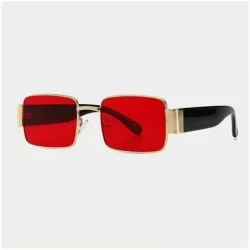 Square Sunglasses Steampunk Eyewear Fashion Accessories - CS198UKORMW $17.14