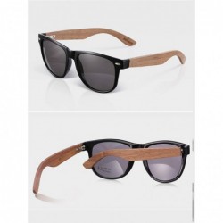 Sport Mens Sunglasses Sports Polarized Sunglasses UV Protection Sunglasses for Wooden Sunglasses - Gray - C418XDGY7D5 $12.72