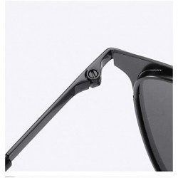 Square Polarized sunglasses for men and women Metal frame driving sunglasses 100% UV protection - Yellow - CT197Y75UO5 $20.84