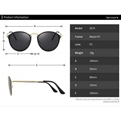 Rimless fashion rimless polarized uv400 sunglasses for men and women - Blue - CW18YKK4W3Q $14.13