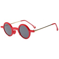 Wayfarer Retro Sunglasses Women Ladies Round Eyewear Great Shades Comfort Protection - Red - CU18G84RQG6 $11.21