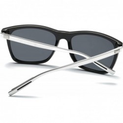 Sport Unisex Polarized Sunglasses For Men/Women Vintage fishing driving Sun Glasses A387 - Leopard-brown - CW18K5Q0TAS $16.53