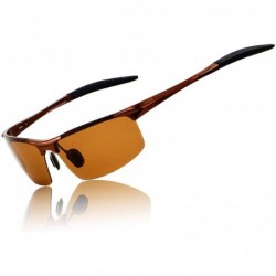 Goggle Mens Sunglasses Polarized Sports UV Protection Al Mg Metal Sun Glasses for Women Fishing Driving Golf - CQ186R9C3RD $3...