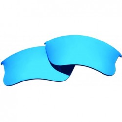 Sport Polarized Replacement Sunglasses Lenses Flak Jacket XLJ with UV Protection - Blue - CQ11JS38MAL $23.67