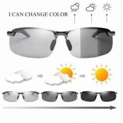 Rectangular Photochromic Sunglasses Polarized Protection Fashion - CH1998YK0GU $18.99