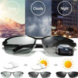 Rectangular Photochromic Sunglasses Polarized Protection Fashion - CH1998YK0GU $18.99