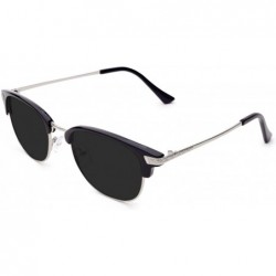 Square Outdoor Nearsighted Polarized Distance Sunglasses -4.25 Driving Myopia Glasses - Silver - CE198OUH0KM $24.25