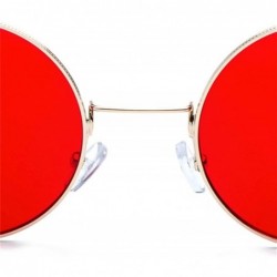 Round Design of Street Photo Glasses with Round Frame Individual Legs - 0017 golden Frame + Red Lenses C2 - CR18OT232MO $9.38