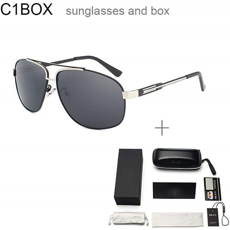 Polarized Sunglasses Man Cool Sun Glasses Men UV400 Y9754 C1BOX