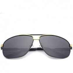 Aviator Polarized Sunglasses Man Cool Sun Glasses Men UV400 Y9754 C1BOX - Y9754 C1box - CD18XGECMDM $13.21