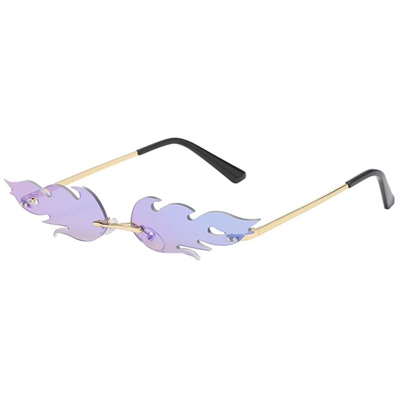 Aviator Fashion Irregular Sunglasses Protection - F - CO19648KLNG $18.94