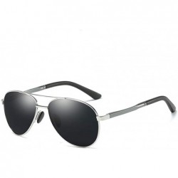 Oval Classic Pilot Sunglasses men women Polarized Frame fashion Sun glasses For men Driving UV400 Protection - C01900ZT458 $7...