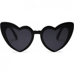 Oversized Heart Shaped Sunglasses Clout Goggle Vintage Cat Eye Mod Style Retro Glasses Kurt Cobain SJ2062 - CM18CRX6CR6 $23.88