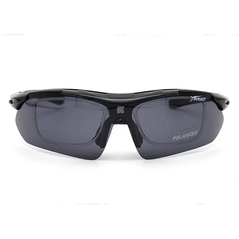 Sport Men Women Polarized Prescription Sports Sunglasses For Driving Fishing - Black - CV192EQ9DDL $12.62
