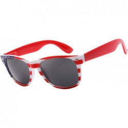 Aviator American Sunglasses USA Flag Classic Patriot - Red - C818RT7IEI5 $18.32