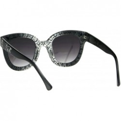 Butterfly Bling Heart Design Butterfly Frame Sunglasses Womens Fashion UV 400 - Grey Silver (Smoke) - CF18S2240MY $14.23