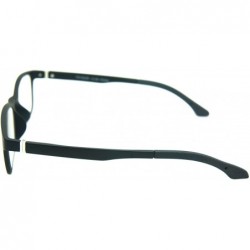 Oval TR90 Readers Flexie Reading Glasses 3291RT - Matte Black - CU12FLEVYT7 $14.45