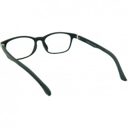 Oval TR90 Readers Flexie Reading Glasses 3291RT - Matte Black - CU12FLEVYT7 $14.45