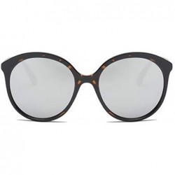 Sport Female Big box Sunglasses Shade Glasses Men and women Sunglasses - Leopard Print - CV18LL9C2XC $10.22