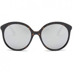 Sport Female Big box Sunglasses Shade Glasses Men and women Sunglasses - Leopard Print - CV18LL9C2XC $10.22