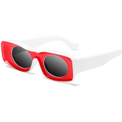 Aviator Women Fashion Hip Hot Sunglasses Luxury Brand Designer 90s Sun Glasses Men Blue - Purple - CA18YKU3AZU $8.06