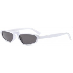 Oversized Unisex Retro Vintage eyewear Fashion Small Square Frame Mini Sunglasses - C2 - CV18CIDDILS $18.47