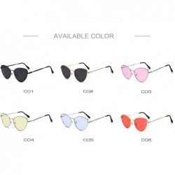 Square Small Vintage Sunglasses Women Vintage Red Black Sun Glasses Female Ladies Cateyes Sunglass Retro Glasses - C4190S53RK...