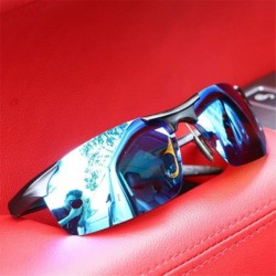 Sport Semi-Rimless Polarized Sport Sunglasses Anti-wind sand Ideal for Running or Cycling - C518TYC7QXY $16.26