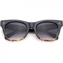 Oversized Oversized Square Sunglasses for Women Designer Luxury Flat Lens Sun Glasses Shades - C818XNH5M40 $10.20