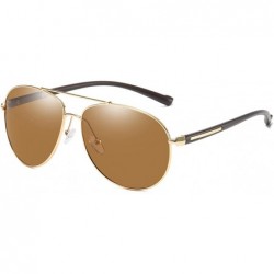 Semi-rimless Polarized Sunglasses Sunglasses for Men Polarized Sunglasses for Men - D - CA198OMH8DE $32.99