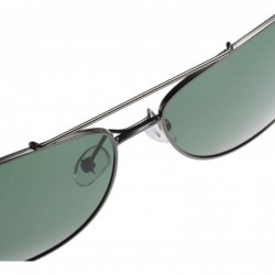 Semi-rimless Polarized Sunglasses Sunglasses for Men Polarized Sunglasses for Men - D - CA198OMH8DE $17.14
