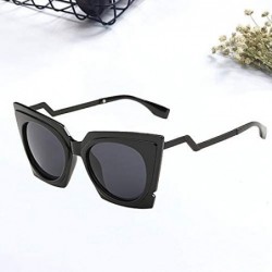 Oval Unisex Cat Eye Polarized Sunglasses Vintage Sun Glasses for Men Women Outdoor Activities Eyes Protection - Style1 - C418...