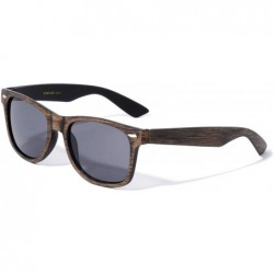 Square Carolina Classic Square Wood Sunglasses - Brown - CK1975SC5XH $14.91