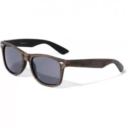 Square Carolina Classic Square Wood Sunglasses - Brown - CK1975SC5XH $26.01